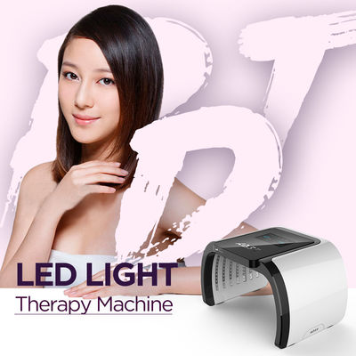 携帯用皮の若返り機械7色PDT LEDライト療法の顔機械